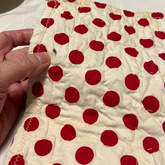 SOLD!!! Vintage patchwork quilt blanket doll or dollhouse 10”x12” - Picture 12 of 13